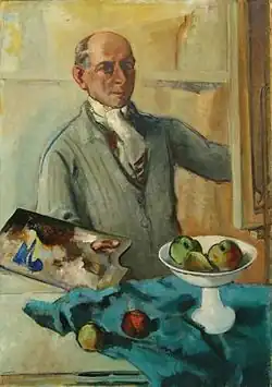 Autoportrait au chevalet, ca. 1935-1940, Joods Historisch Museum