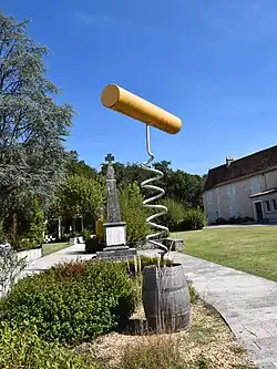 Évocation du vignoble.