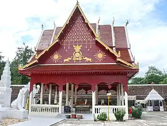 Mondop, Wat Phra That Chae Haeng, Nan, Thaïlande.