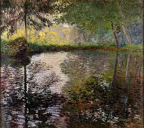 Claude Monet: Étang à Montgeron, 1876 (Musée de l'Ermitage).