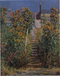 "L'Escalier à Vétheuil" (1881) - W 682