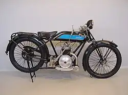 Monet-Goyon RC 4 C de 1927 dotée d'un moteur Villiers deux temps de 350 cm3.
