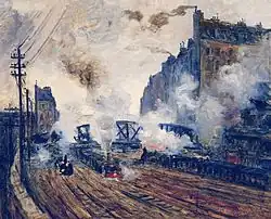 La Tranchée des Batignolles, Claude Monet (1877)