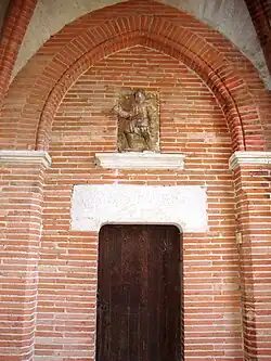 Entrée de l'église.