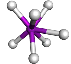 Image illustrative de l’article Géométrie moléculaire prismatique trigonale capée