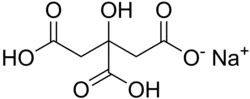 Image illustrative de l’article Citrate monosodique