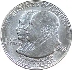 Monroe Doctrine Centennial half dollar&nbsp;(en) (1923)