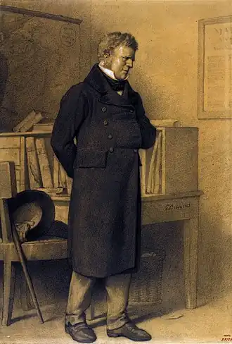 Jean Valjean sous l'identité de Monsieur Madeleine (illustration de Gustave Brion).