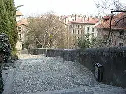 Première moitié de la montée