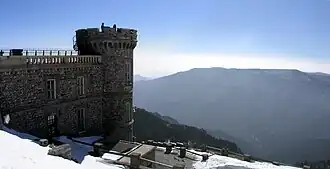 Panorama depuis l'observatoire du Mont Aigoual.