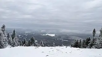 Vue au sommet du mont Kaaikop.