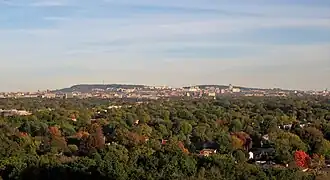 Flanc nord du mont Royal.