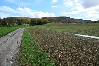 La montagne d'Âge depuis Sillingy au nord.