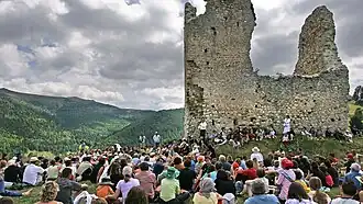 Olivier de Robert anime une visite scénarisée en 2006.