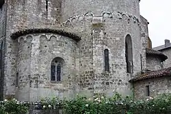 Le chevet de l'église Saint-Michel