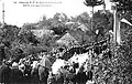 Les fêtes du 8 octobre 1908, la procession religieuse (carte postale).