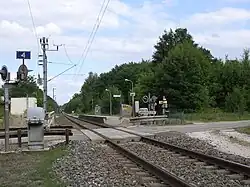 La gare de Montbarrey.