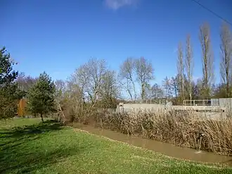 Le ru Simon à la station d'épuration des Lorrains.