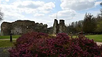 Le coté nord du château.