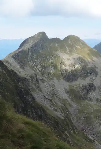 Vue depuis la Cima Altemberg.