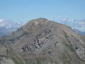Partie sommitale du mont Glacier.