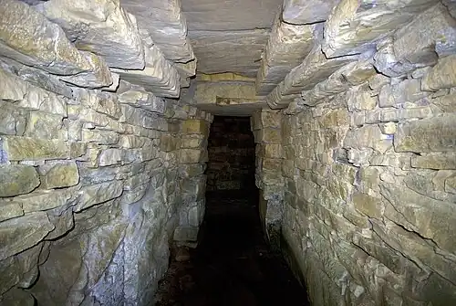 Couloir de la tombe sud.