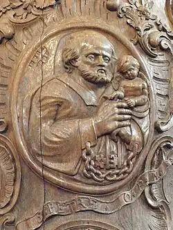Saint Pierre, détail de la chaire.
