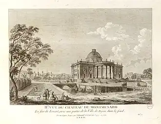 Deuxième vue de Montmusard gravée par Duparc 1780