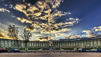 Vue générale de l'esplanade de l'Europe.