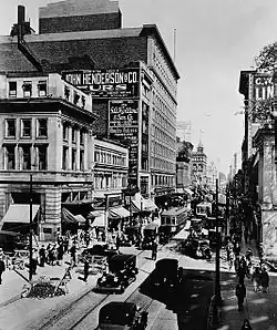 Coin Stanley et Sainte-Catherine en 1930