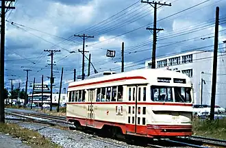 Tramway PCC n°3510 (1958).