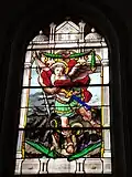 Vitrail Saint Michel.
