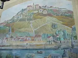 Reproduction en couleur d'une fresque.