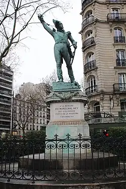 Monument au maréchal Ney (1853), Paris, avenue de l'Observatoire.