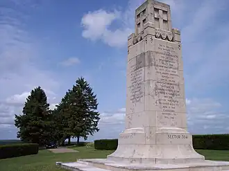 Monument américain de Sillon-fontaine.