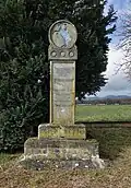 Le monument aux morts de 1813.