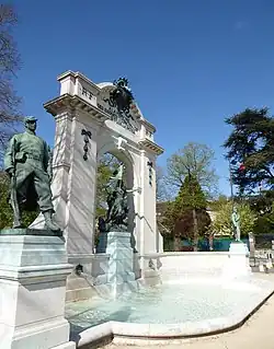 Monument aux morts de la Guerre franco-allemande de 1870, 1901.