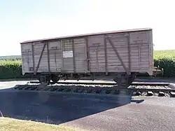 Wagon du monument du camp Kléber.