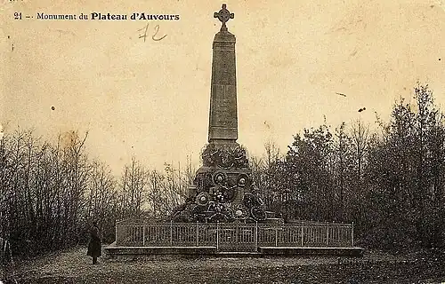 Monument du plateau d'Auvours, circa 1900