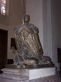 Monument funéraire de Casimir Wicart, dans la cathédrale de Laval.