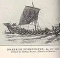 Viking ships Drakkar Scandinave du VIIe&nbsp;siècle
