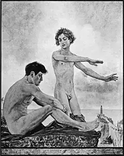 Illustration de Der Eigene (Le Solitaire) dans : Aube[pas&nbsp;clair] (1897).