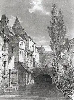 La Porte Bourrette, à Morlaix.