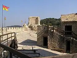 Vue de l'Intérieur de la forteresse.