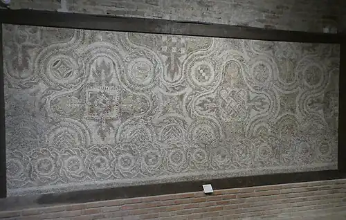 Mosaïque du IVe&nbsp;siècle, mise au jour à Labastide-du-Temple.