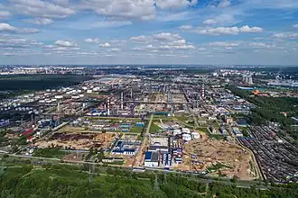Raffinerie à Kapotnia dans la partie sud-est de Moscou.