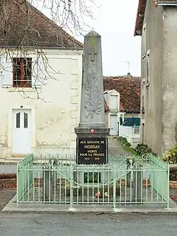 Le monument aux morts en 2016.