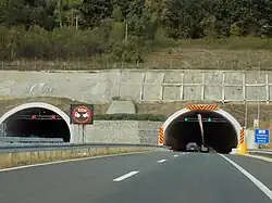 Le Tunnel Savinac (Autoroute A2).