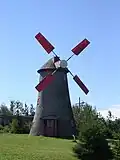 Moulin à vent Michaud à Saint-Germain-de-Kamouraska-de-Kamouraska, en 2003.