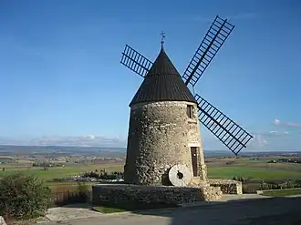 Le moulin de Cugarel, 17e&nbsp;siècle.